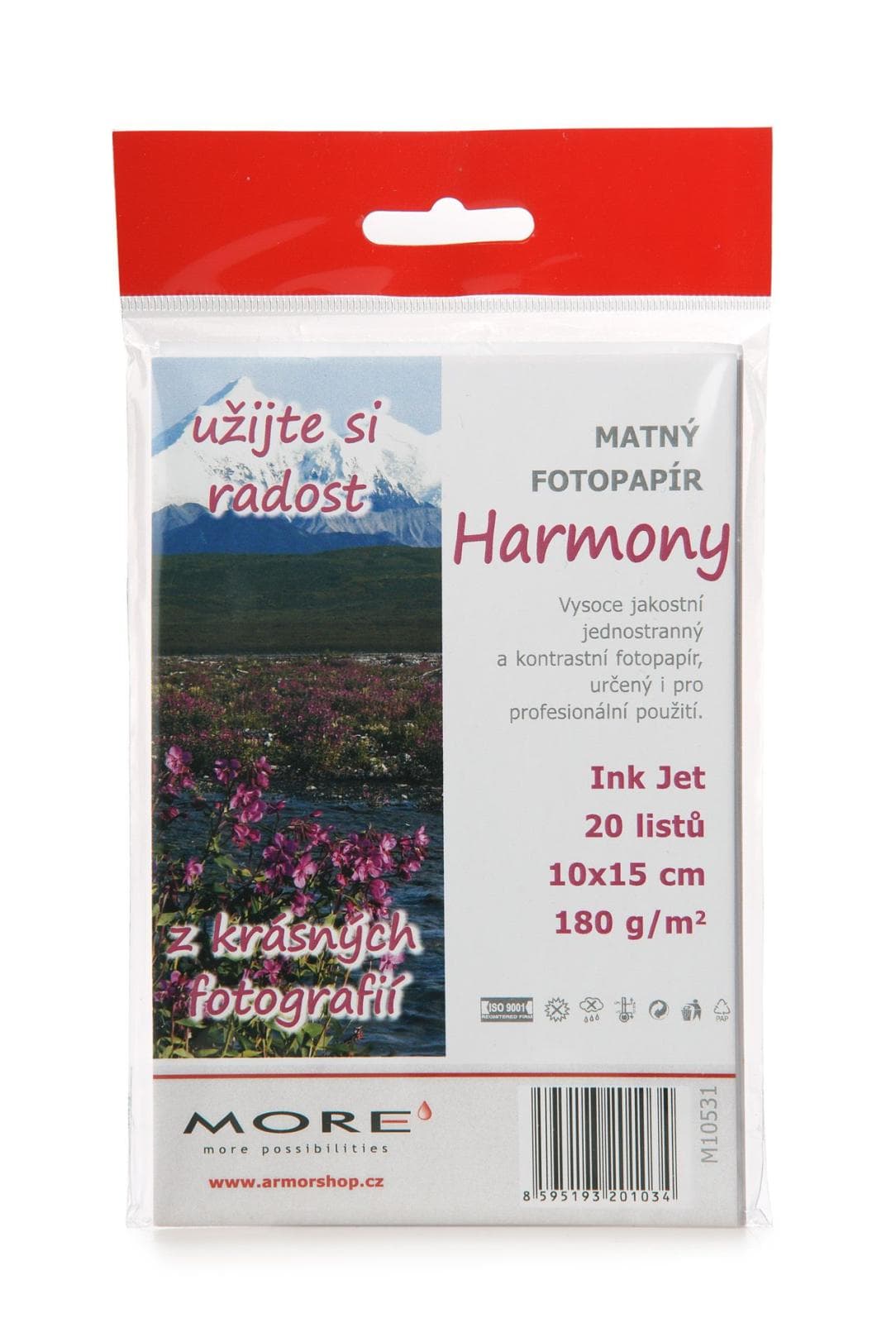 Armor fotopapier Harmony 180g 10x15 matt 20ks 1