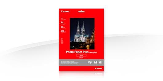 Canon SG-201, A4 fotopapier saténový, 20ks, 260g/m