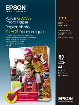 EPSON Value Glossy Photo Paper A4 50 listov 1