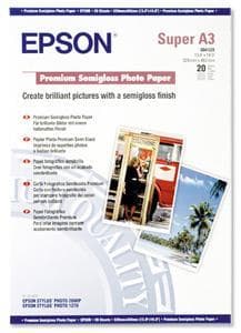 EPSON A3+, Premium Semigloss Photo Paper (20listov) 1