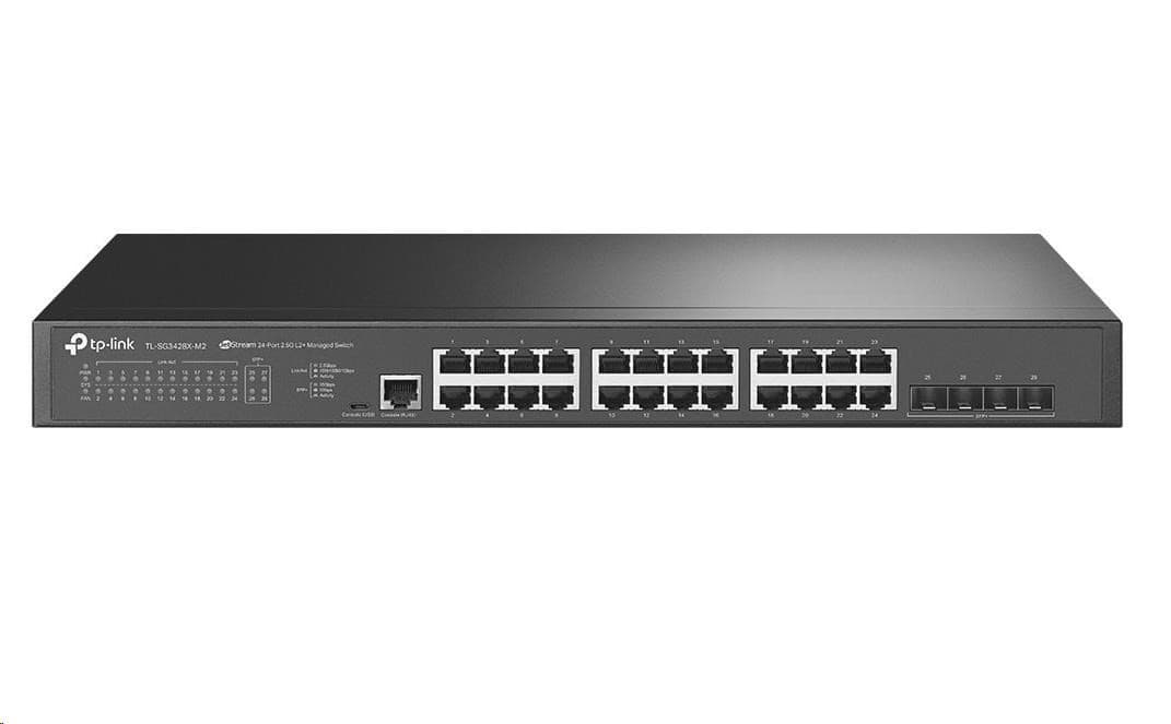 TP-Link OMADA JetStream switch TL-SG3428X-M2 (24x2, 5GbE, 4xSFP+, 2xconsole) 1