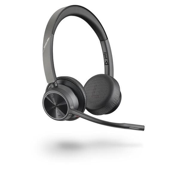 Poly Voyager 4320 bezdrôtová náhlavná súprava, BT700 USB-A adaptér, stereo 1