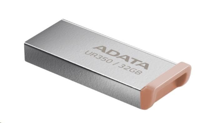 ADATA Flash Disk 64GB UR350, USB 3.2 Dash Drive, kov hnedá 1