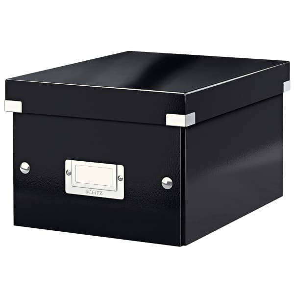 LEITZ Univerzálna krabica Click&Store, veľkosť S (A5), čierna 1