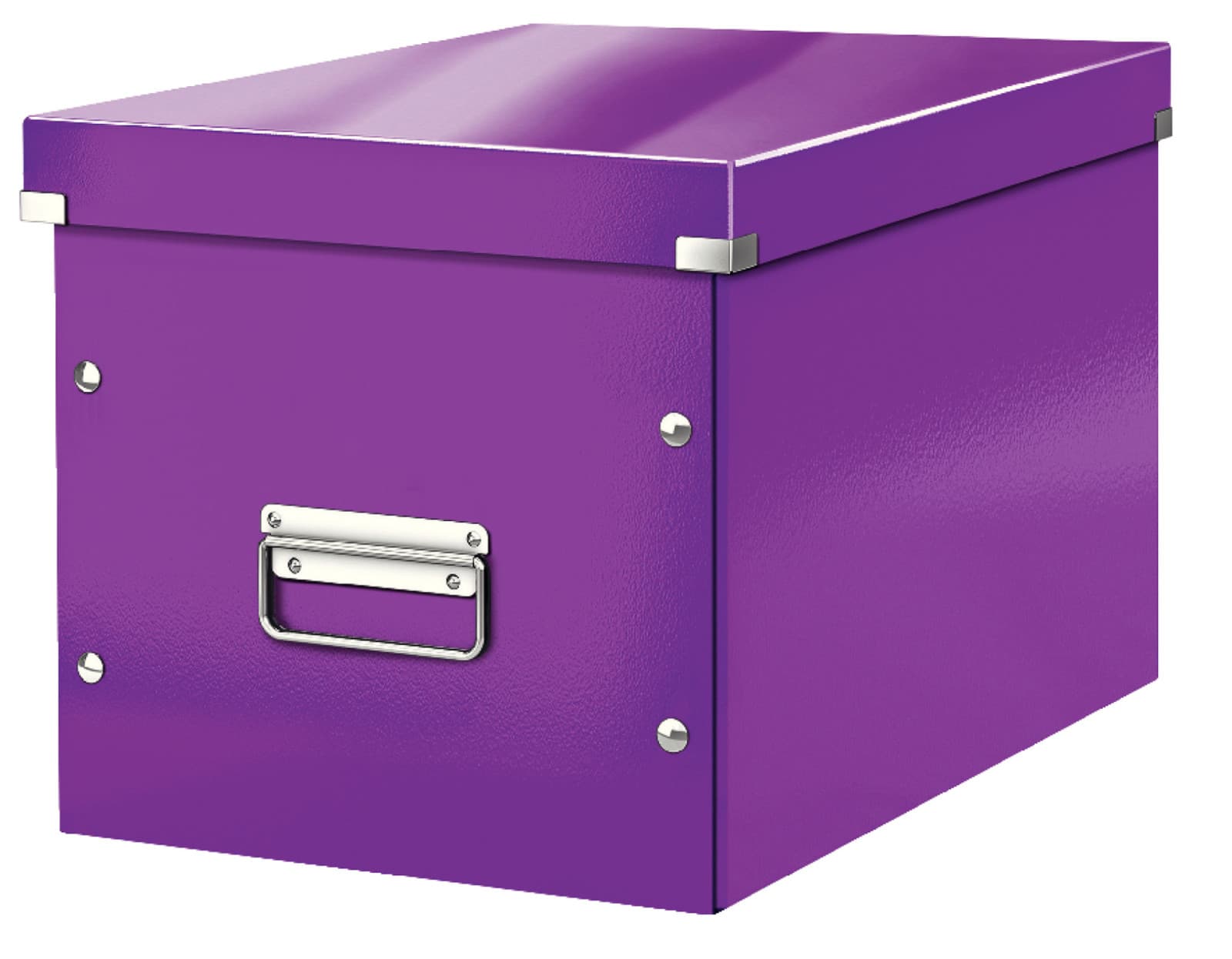 LEITZ Štvorcová krabica Click&Store, veľkosť L (A4), purpurová 1