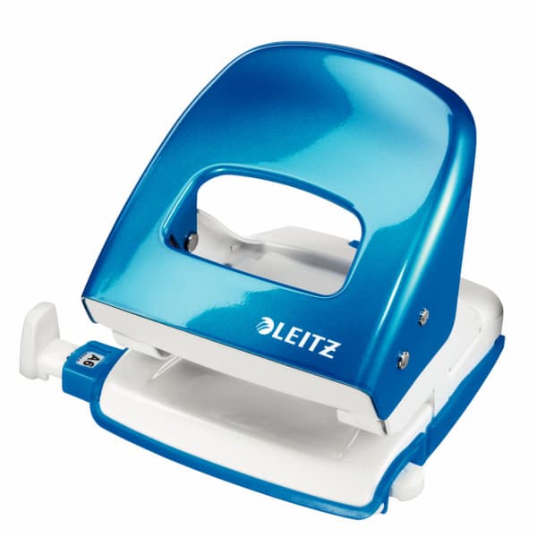 LEITZ Stolový dierovač NeXXt WOW 5008, met. modrá, box 1