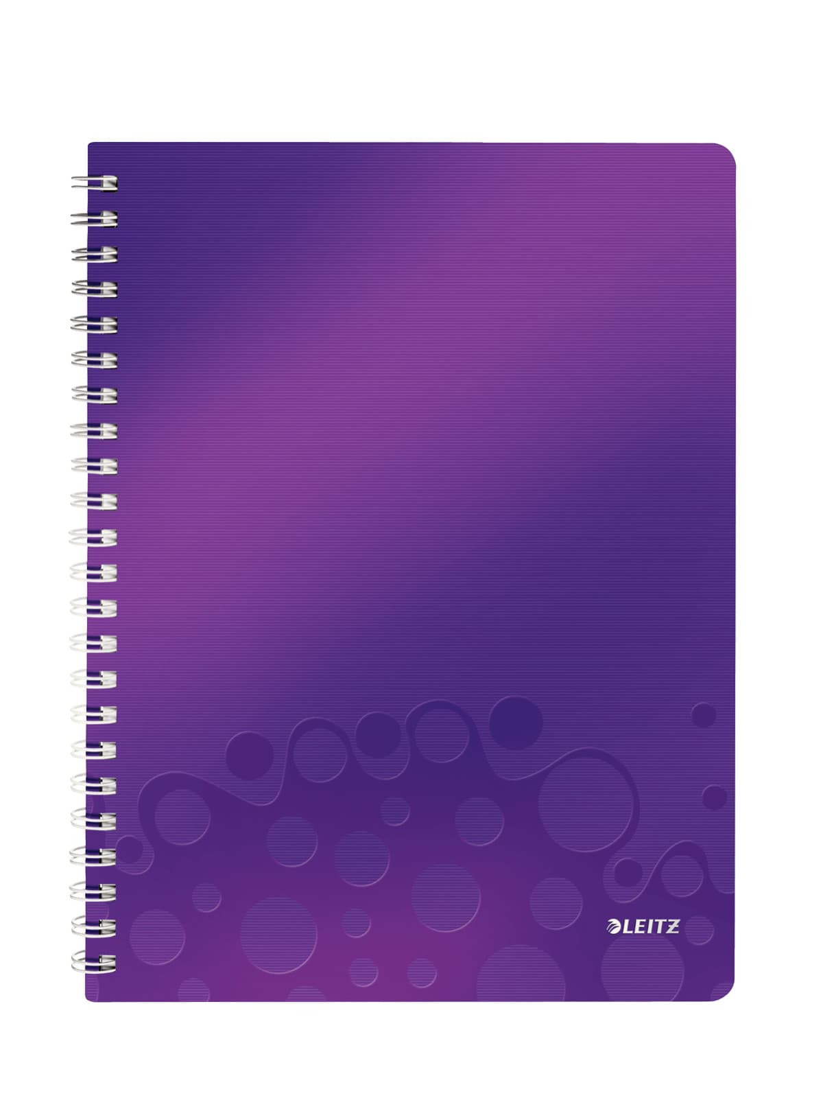 LEITZ Blok WOW A4, PP, linka, purpurová 1
