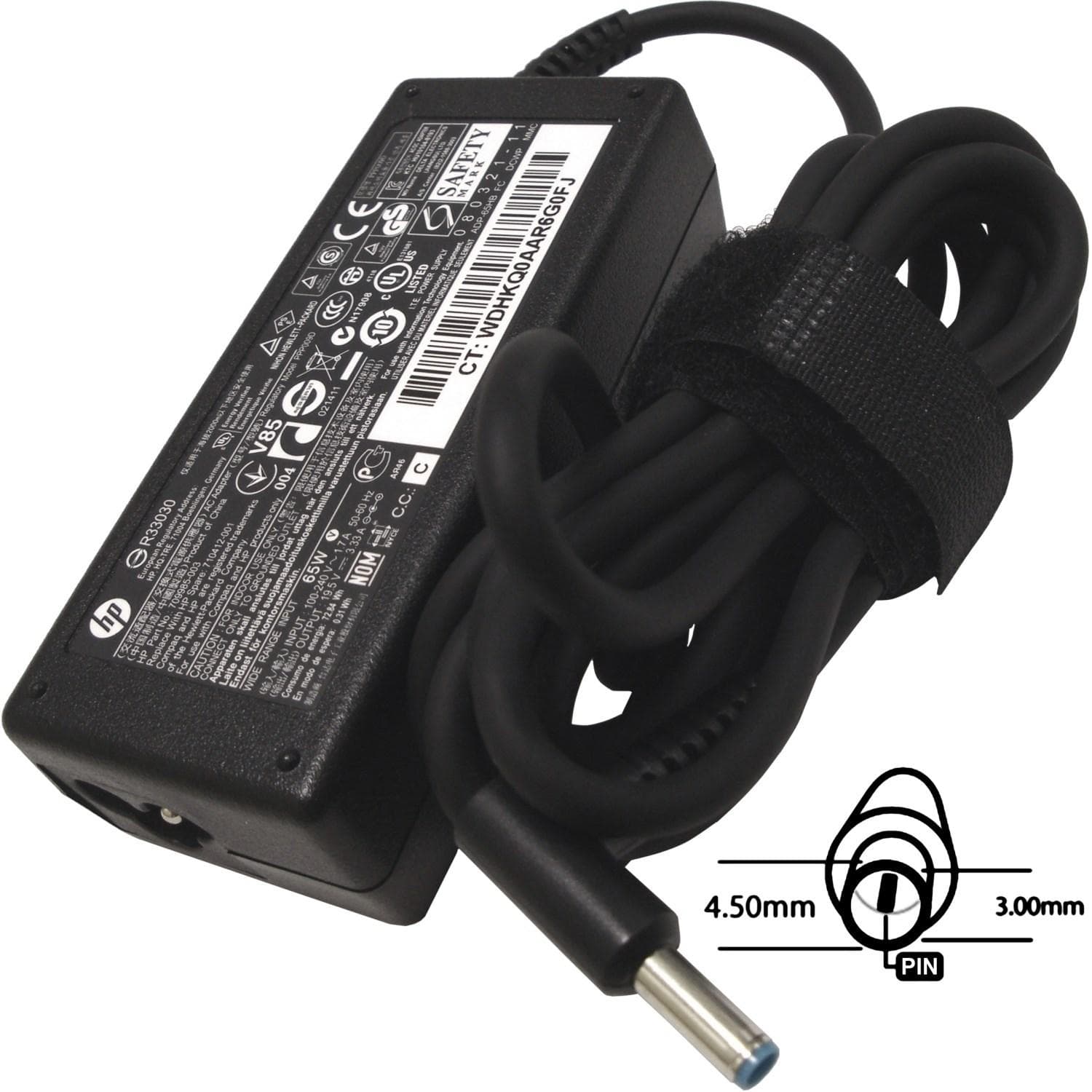 Napájací adaptér 65W, 19,5V 4.5x3.0mm, originál HP 1