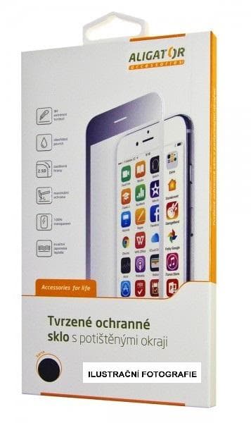 Aligator ochranné sklo PRINT Samsung A40, čierna 1