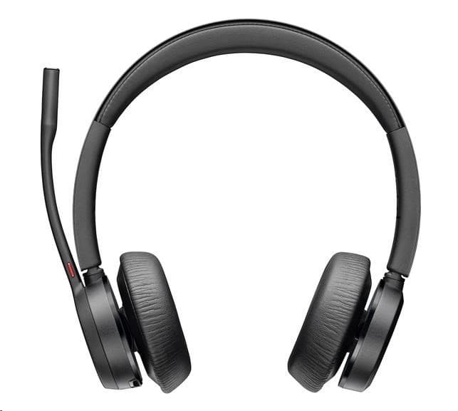 Poly Voyager 4320 bezdrôtová náhlavná súprava, BT700 USB-C adaptér, stereo, nabíjací stojan