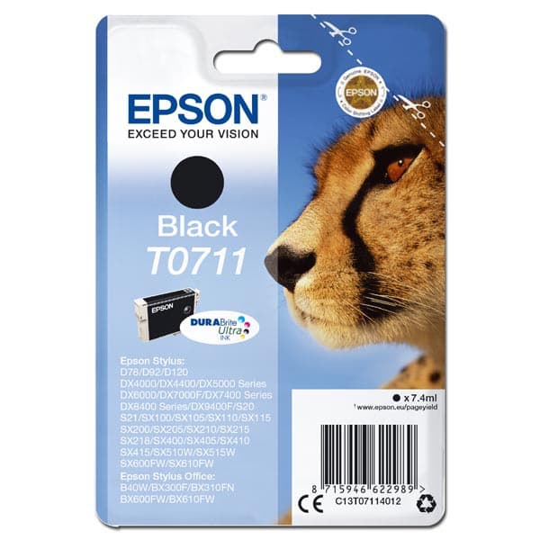 EPSON T0711 (C13T07114012) - originálny