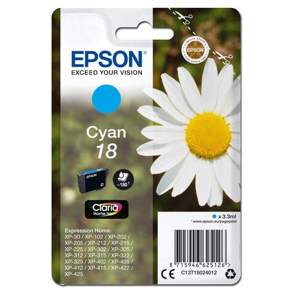EPSON T1802 (C13T18024012) - originálny 1