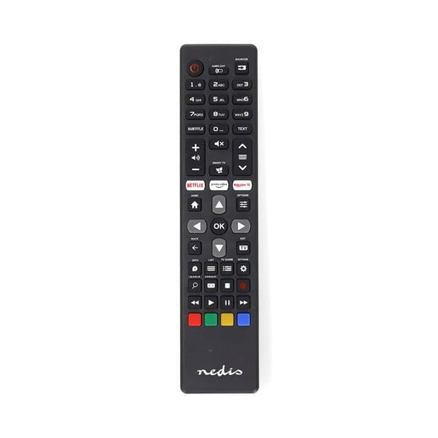 Nedis TVRC45PHBK - Náhradný Diaľkový Ovládač | Philips TV | Predprogramovaný | Čierna