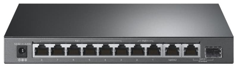 TP-Link TL-SG1210PP Switch 6x GLAN/PoE+, 2x GLAN/PoE++, 1x SFP combo, 124W 1