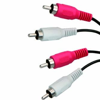 Audio kábel 2x CINCH samec - 2x CINCH samec, 5m, čierna, DOPRODEJ