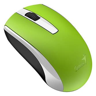 Myš bezdrôtová, Genius Eco-8100, zelená, optická, 1600DPI, DOPRODEJ