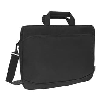 Taška na notebook 17", Monte, čierna z polyesteru, Defender