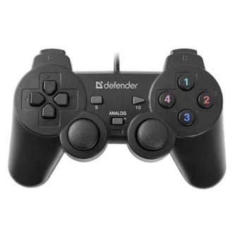 Gamepad Defender Omega, 12tl., USB, čierny, vibračné, Windows R XP/VISTA/7/8/10 1