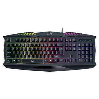 Genius GX GAMING Scorpion K220 klávesnica káblová (USB) CZ/SK, čierna 1