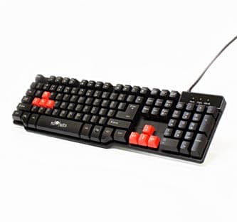 Red Fighter K1 klávesnica káblová (USB) US, čierna 1