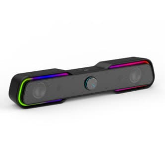 HP Soundbar DHE-6002, 2.0, 6W, čierny, podsvietený 1