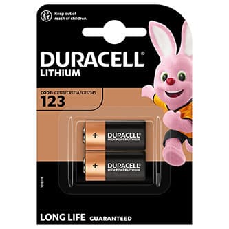Duracell ULTRA Jednorazová lítiová batéria CR123A, 2-pack
