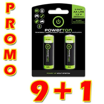 Powerton ENERGY RECHARGE Nabíjací Ni-MH batéria AA, 10x2-pack 1