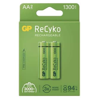 GP Nabíjacia Ni-MH batéria AA, 2-pack