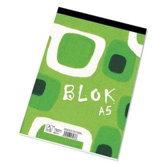 Blok poznámkový, štvorčekový, A5, 50listov 1