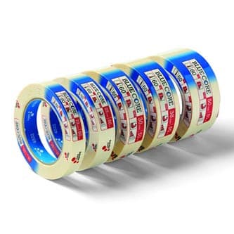 Lepiaca páska, CORE, papierová, Schuller Eh, klar, žltá, 30mm, 50m, DOPREDAJ 1