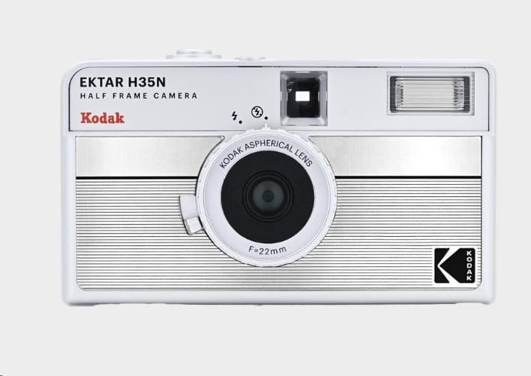 Kodak EKTAR H35N Camera Striped Silver 1
