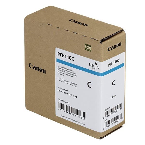 CANON PFI-110 C - originálny 1
