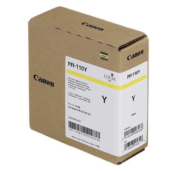 CANON PFI-110 Y - originálny