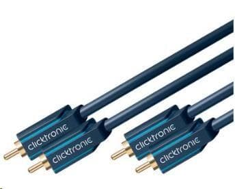 ClickTronic HQ OFC kábel 2x Cinch - 2x Cinch RCA, M/M, 10m 1