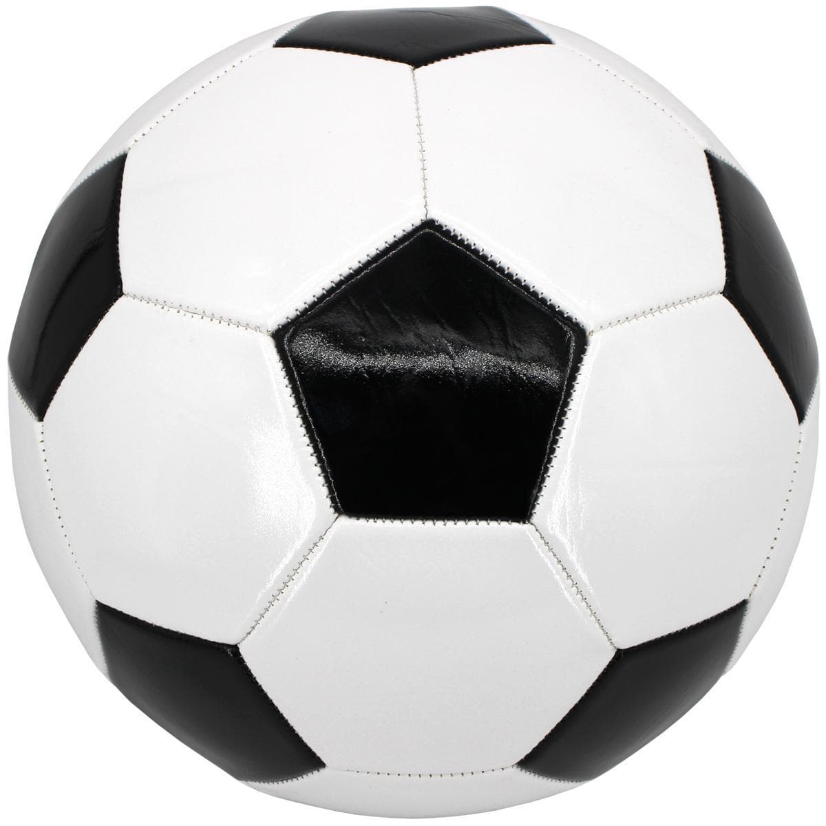 Futbalová lopta veľ. 5, bielo-čierny 1