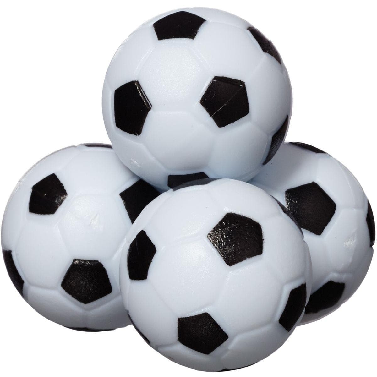 Súprava futbalových loptičiek na stolný futbal, priemer 36 mm, 4 ks 1