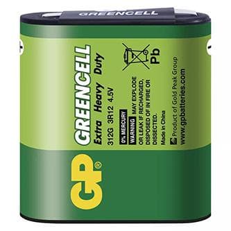 GP Jednorazové zinkochloridová batéria 3R12, 1-pack 1