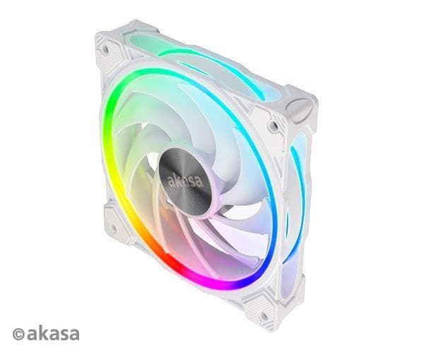 AKASA ventilátor SOHO AR, 12cm ARGB PWM fan, 120x120x25mm, biela 1