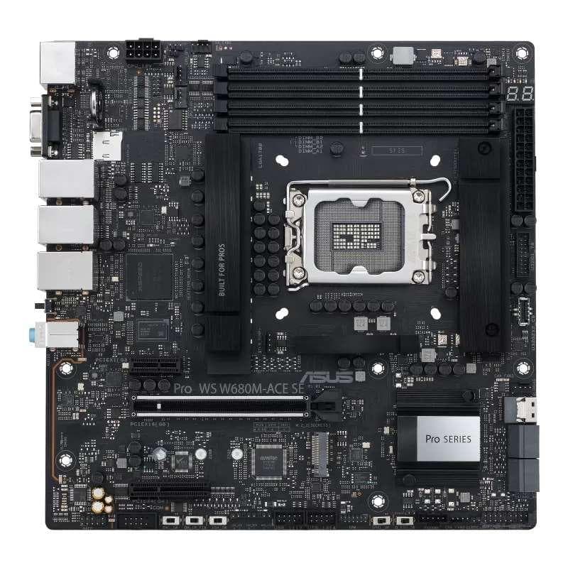 ASUS MB Sc LGA1700 PRE WS W680M-ACE SE, Intel W680, 4xDDR5, 1xDP, 1xHDMI, 1xVGA, 1xmATX