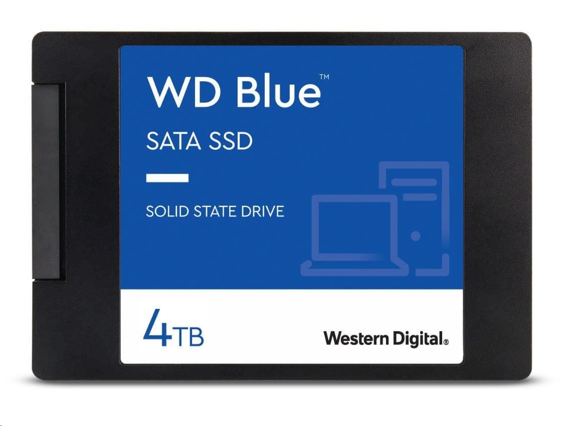 WD BLUE SSD 3D NAND WDS400T3B0A 4TB SATA/600 (R:560, W:530MB/s), 2.5"
