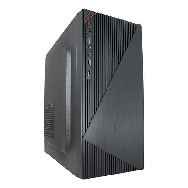 VeinX case Crown CR18A Mid Tower, bez zdroja, 1x USB3.0, 2x USB2.0, čierna 1