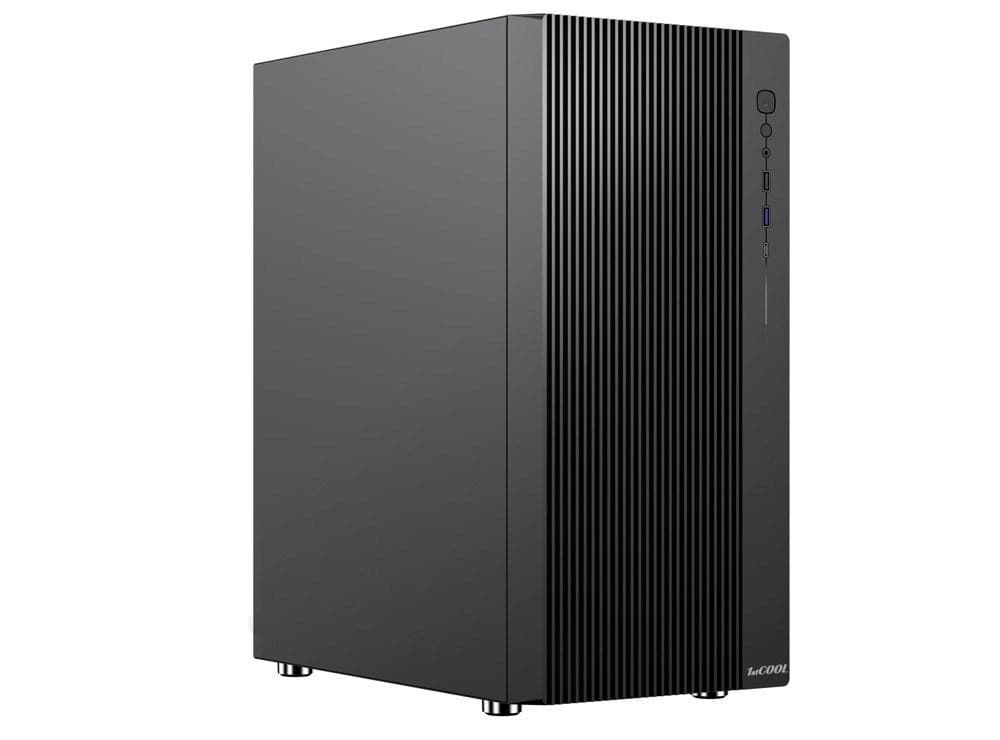 1stCOOL skriňa GAMER 4, Mid tower, AU, USB 3.0, USB-C, 2x120mm, bez zdroja, čierna 1