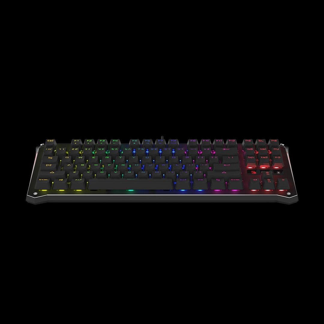A4tech Bloody Klávesnica B930, herná klávesnica, mechanická, drôtová, Orange Switch, CZ/SK, Čierna