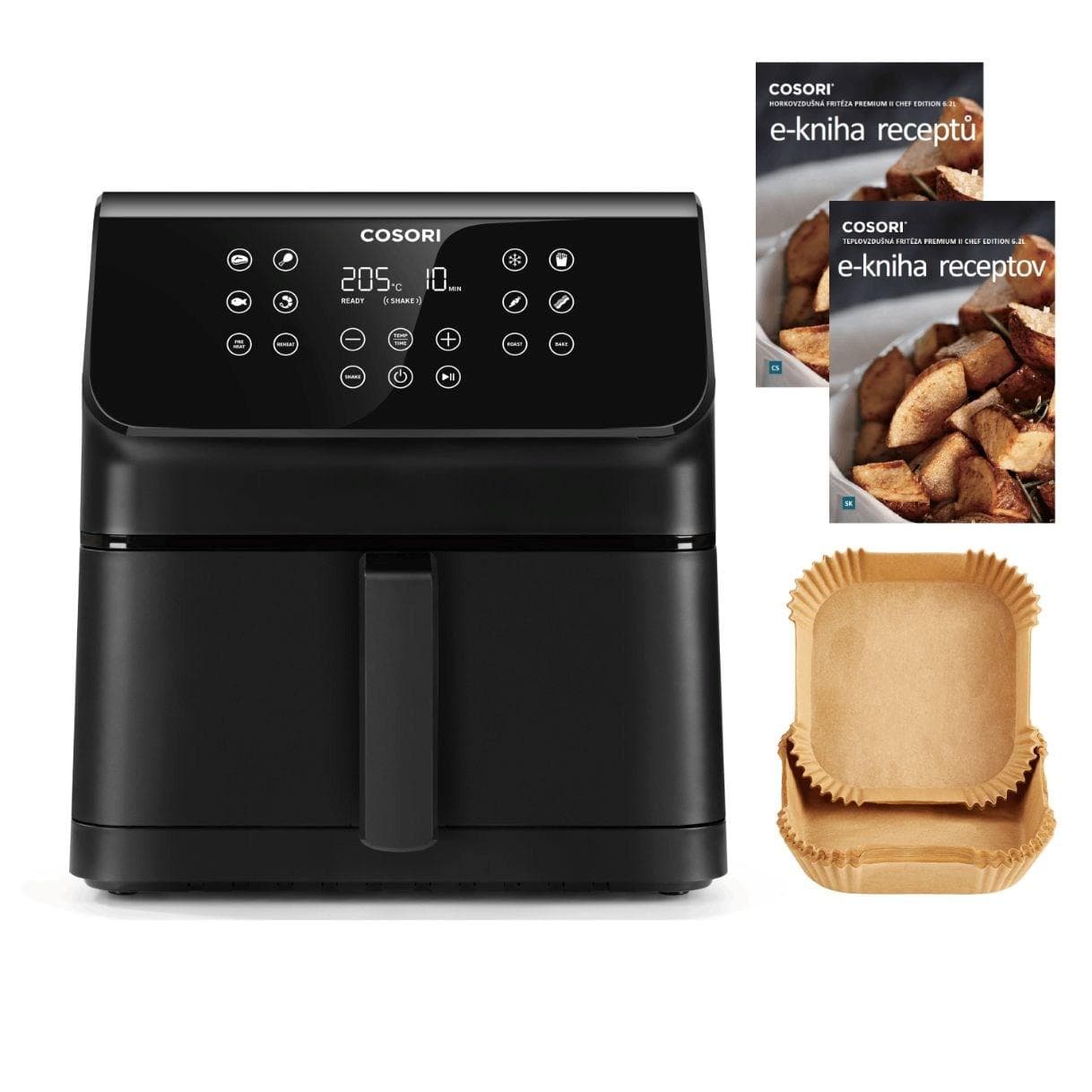 Cosori P651 PREMIUM II Chef edition 6, 2l teplovzdušná fritéza 1