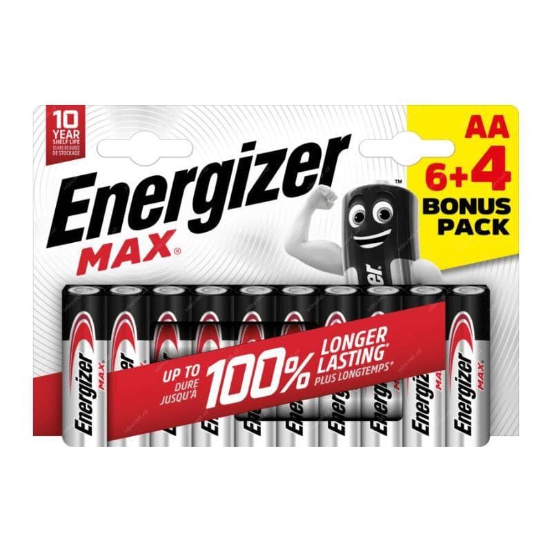 Energizer LR6/10 Max AA 6+4 zadarmo 1