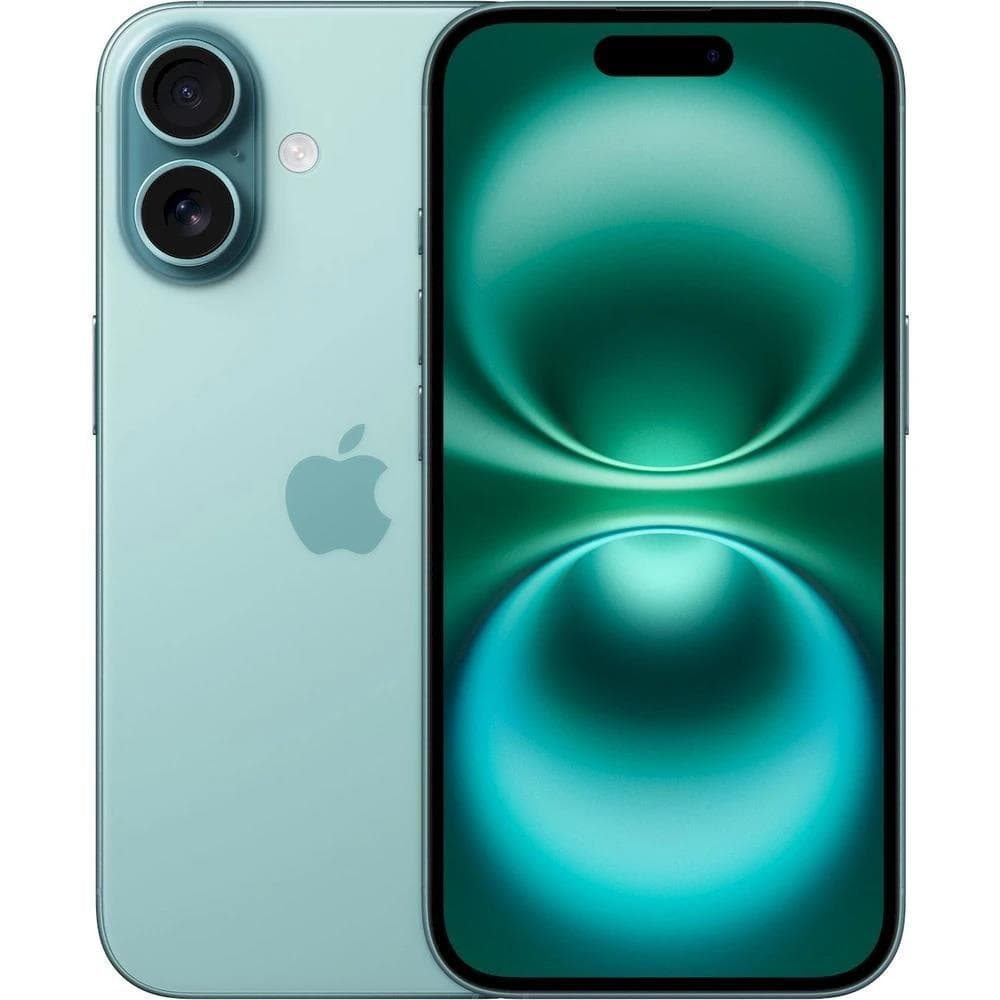 APPLE iPhone 16 128 GB Teal modrozelený 1