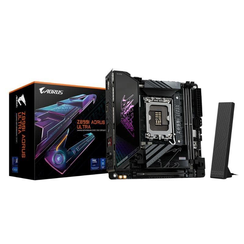 GIGABYTE MB Sc LGA1851 Z890A AORUS ULTRA, Intel Z890, 4xDDR5, 1xDP, 1xHDMI, 1xThunderbolt, WiFi, mITX 1