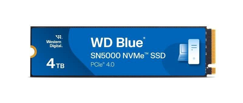 WD BLUE SSD NVMe 4TB PCIe SN5000, Gen4, (R:5500, W:5000MB/s) 1