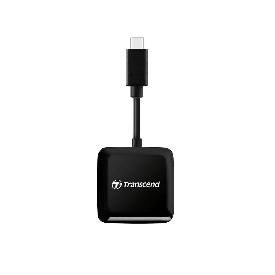 Transcend RDC3 USB-C (3.2 Gen 1) čítačka pamäťových kariet SDHC/SDXC (UHS-I)/microSDHC/microSDXC (UHS-I), čierna 1