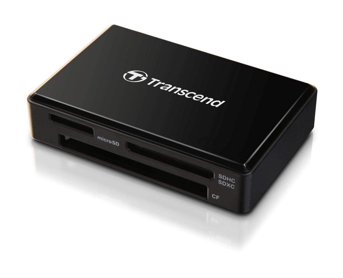 Transcend RDF8 USB 3.0 čítačka pamäťových kariet SDHC/SDXC (UHS-I), microSDHC/SDXC (UHS-I), CompactFlash (UDMA7), čierna 1